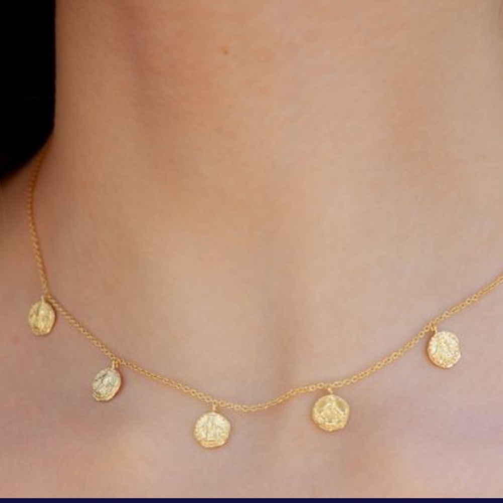Ania Haie 14k Gold Deus Coins Necklace - Picture 1 of 8